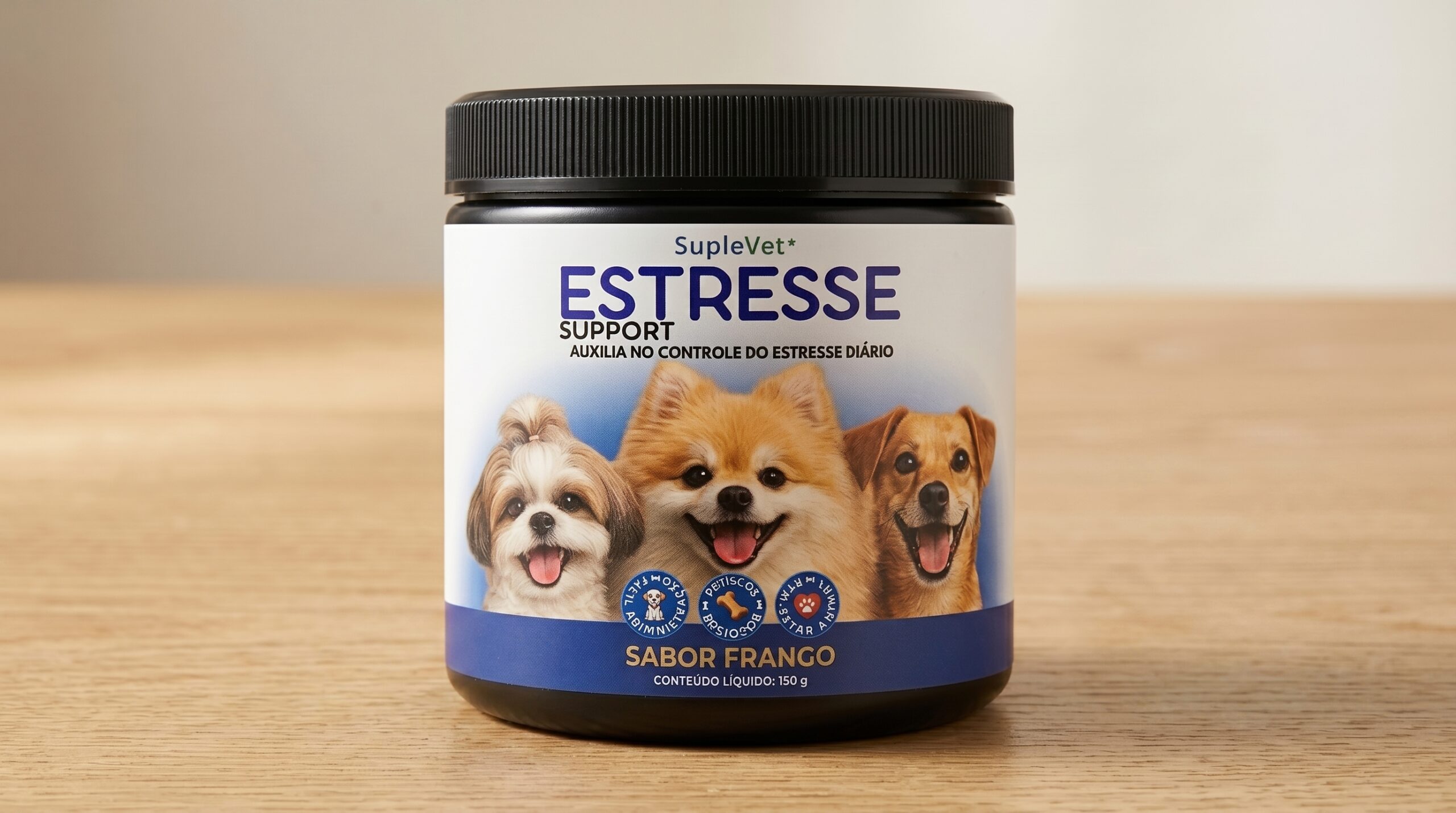 Embalagens do Estresse Support e Estresse Suport — SupleVet